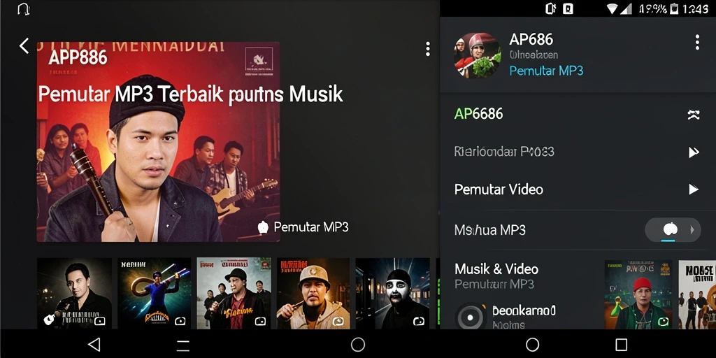 Tampilan antarmuka AP686 yang sederhana dan user-friendly.