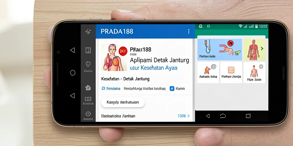 Tampilan antarmuka aplikasi PRADA188 yang sederhana dan fungsional.
