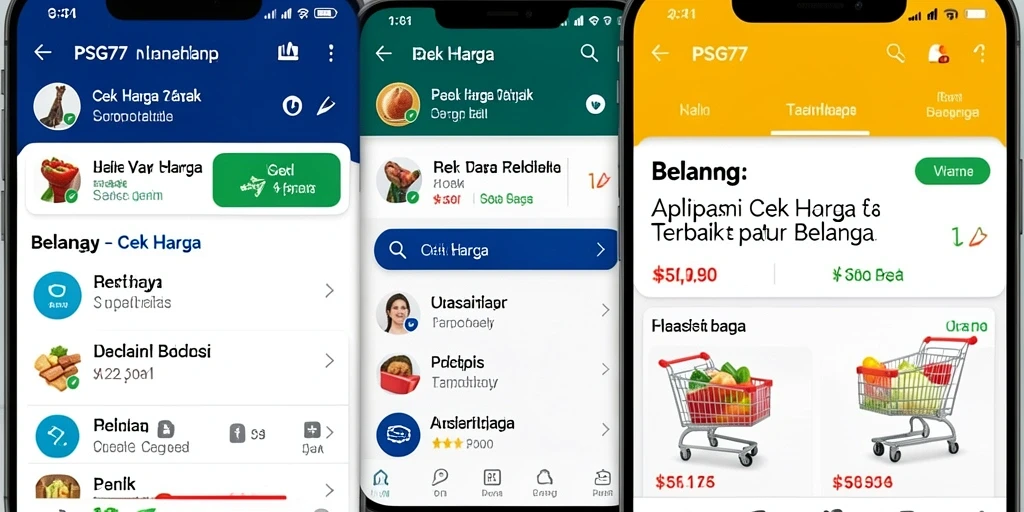 Tampilan antarmuka PSG77 yang sederhana dan informatif.