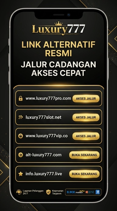 Tampilan link alternatif luxury777